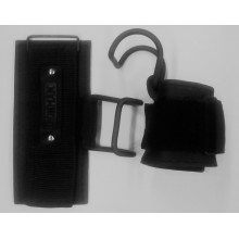 АЙРОНМЭН(IRONMAN) Напульсники усиленные кожаные с крюком (цена за пару!)