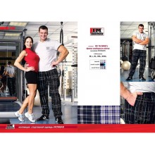 Брюки свободные (клетка) 03 16 044 (1)